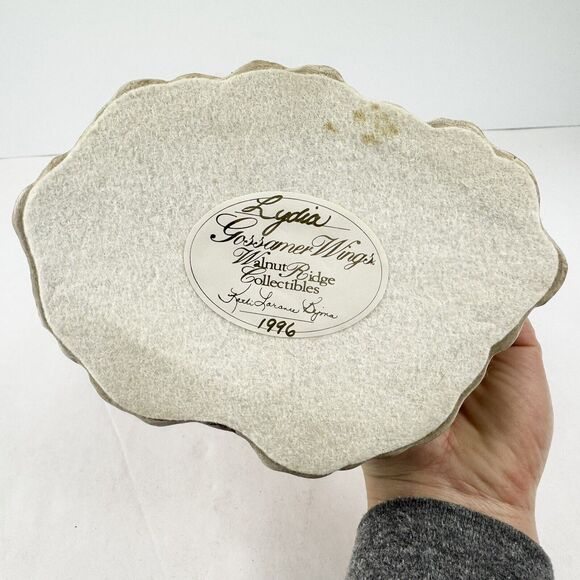 VTG Walnut Ridge Collectibles Gossamer Wings “Lydia” Angel 1996 10” Sheep Lion - Picture 9 of 13